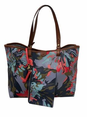 Fossil Rachel Floral Tote & Wristlet - Like New